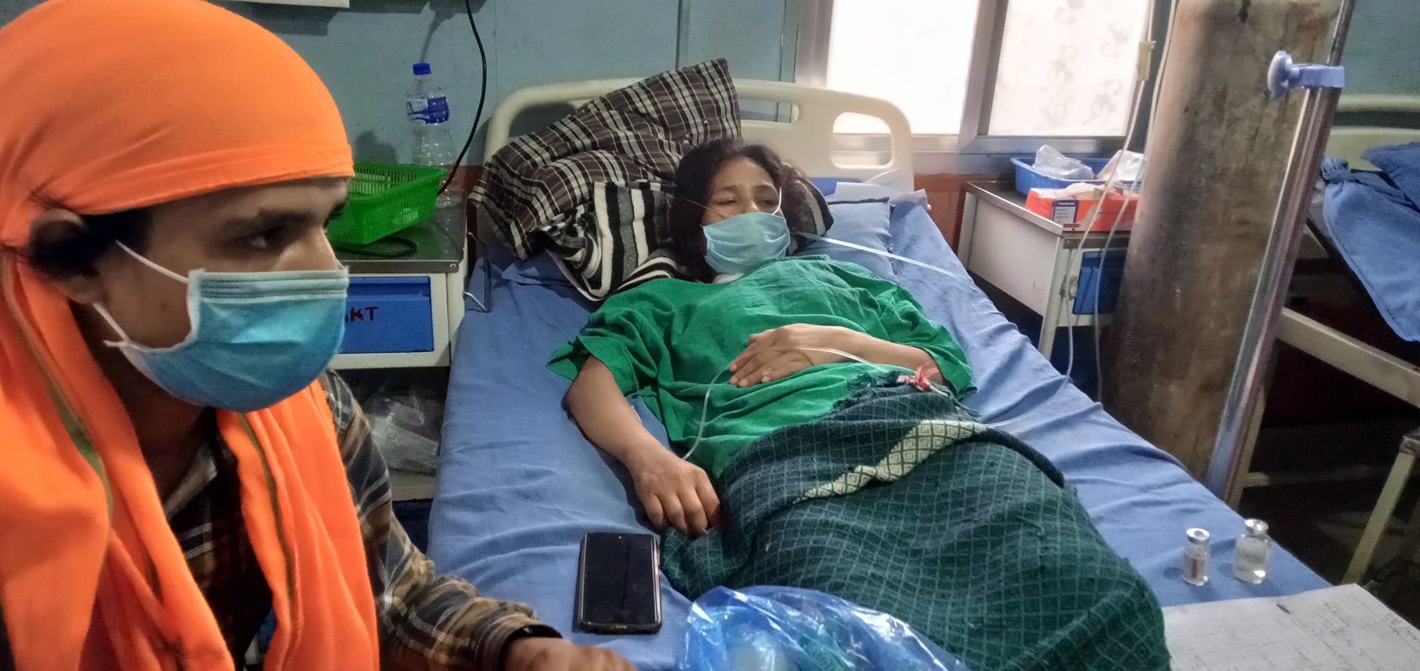 छाउगोठमा बस्दा शरिरको बाँया भाग जल्यो, उपचार जारी