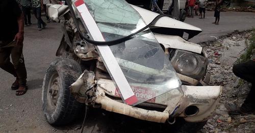 दैलेखमा सवारी दुर्घटना;  ७ जना घाइते