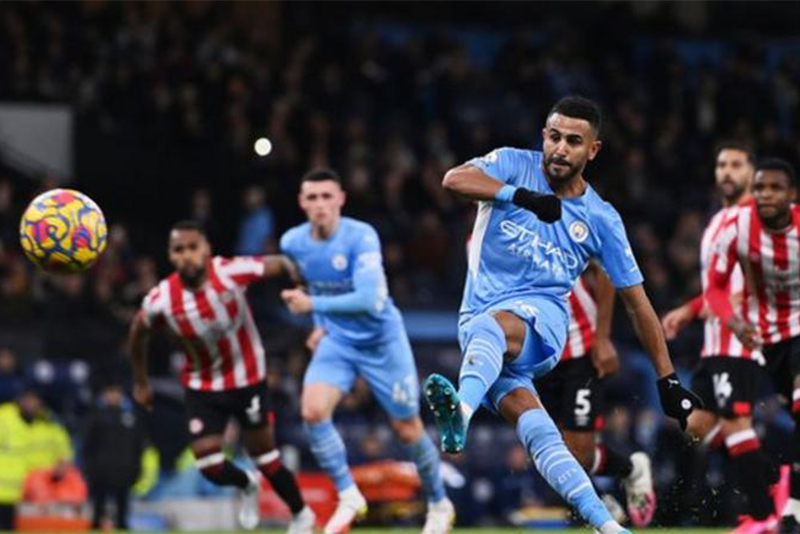 ब्रेन्टफोर्डलाई हराउँदै सिटीले लियो १२ अंकको अग्रता