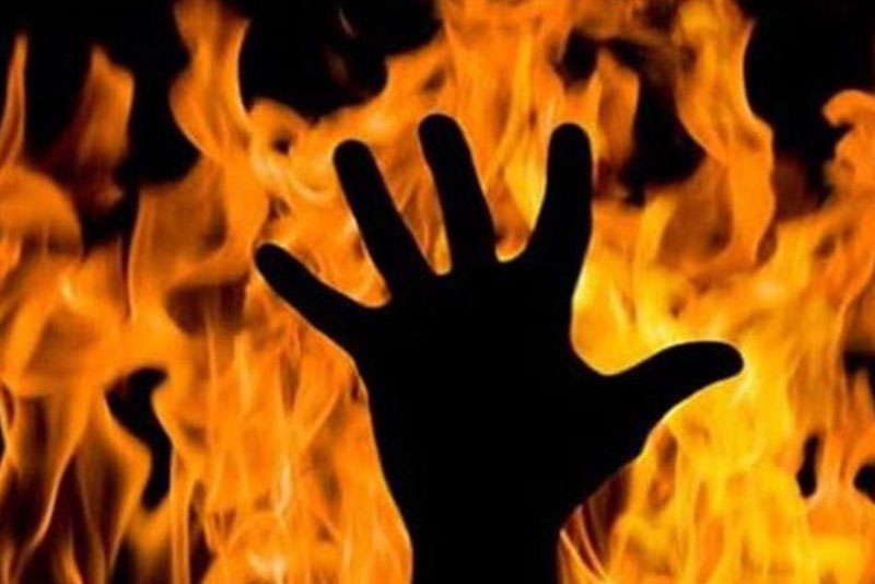 सल्यानको एउटा स्कुलमा आगलागी  २ लाख बराबरको क्षति