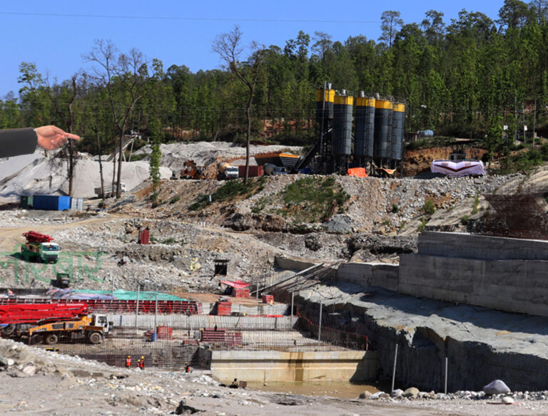 भेरी–बबई डाइभर्सन बहुउदेश्यीय आयोजनाको ५३ प्रतिशत  काम सिकयाे