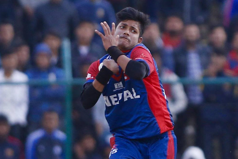 एकदिवसियमा छिटो ५० विकेट लिने सन्दीप विश्वका दोस्रो बलर