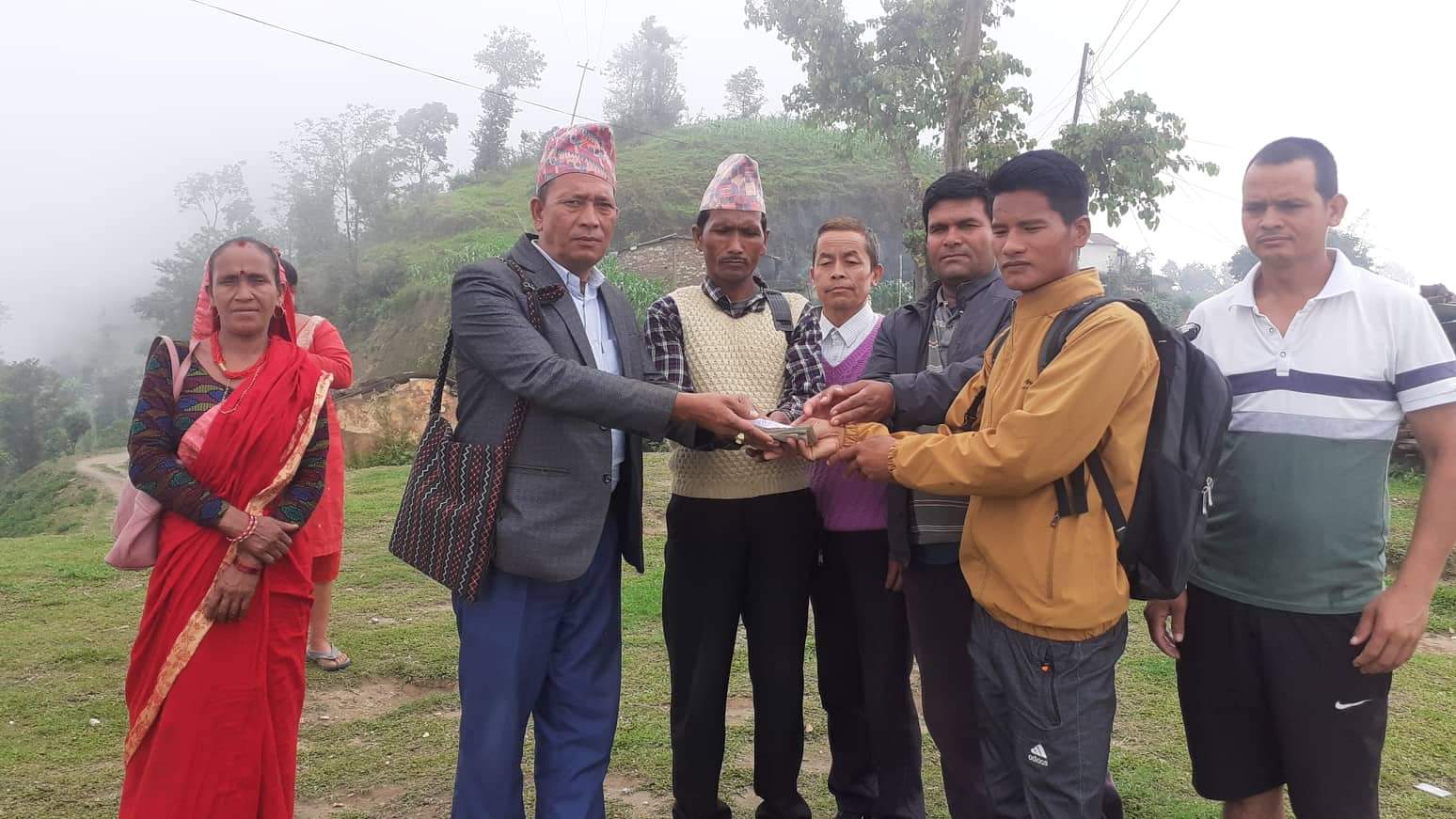 अमेरीकाबाट ब्रेनट्युमर पिडितलाई आर्थिक सहयोग